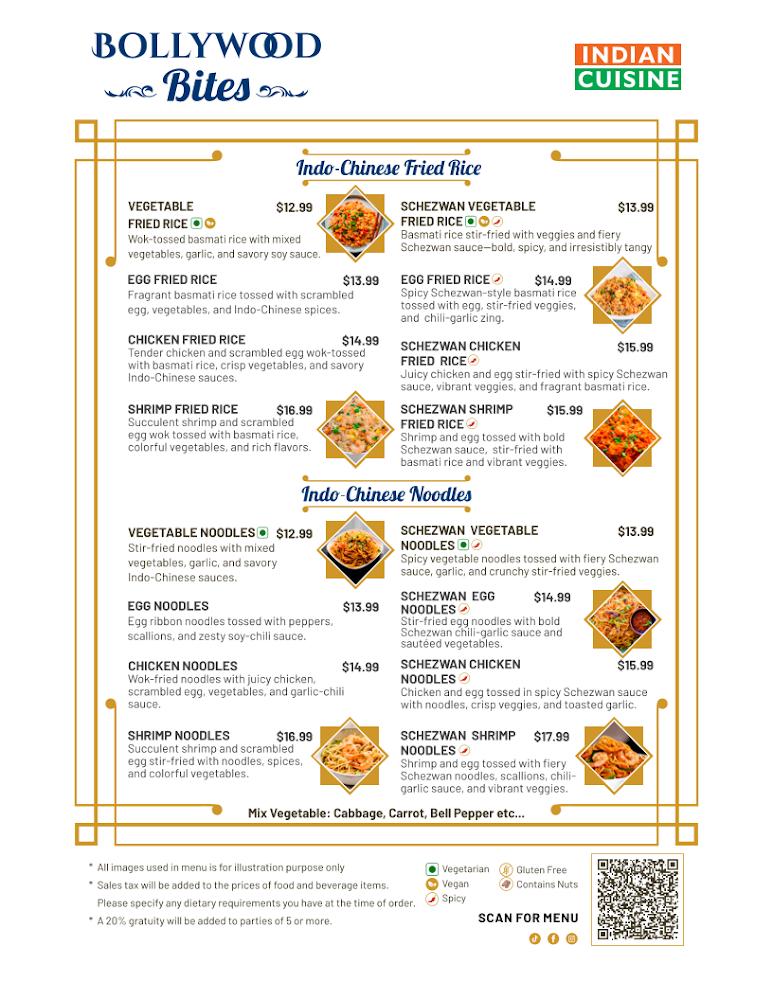 BOLLYWOOD BITES Menu image 4